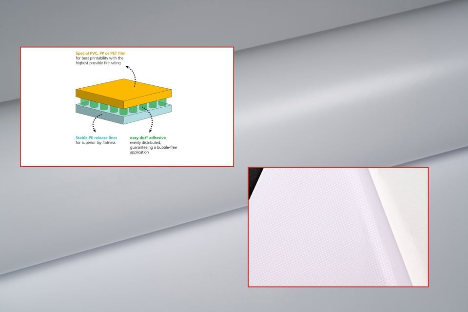 DUVAR FOLYOSU - Neschen Solvoprint® Easy Dot® Matt - 1 Rulo 68.5m2