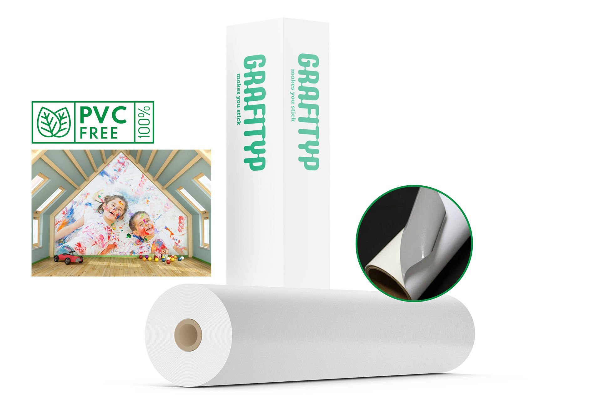 KENDİNDEN YAPIŞKANLI DUVAR KAĞIDI - Grafitype PVC-Free Wall Deco - 1 Rulo 68.5m2